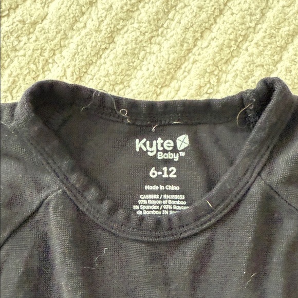 Kyte Baby Bamboo Jersey Short Set - Black - Picture 2 of 2